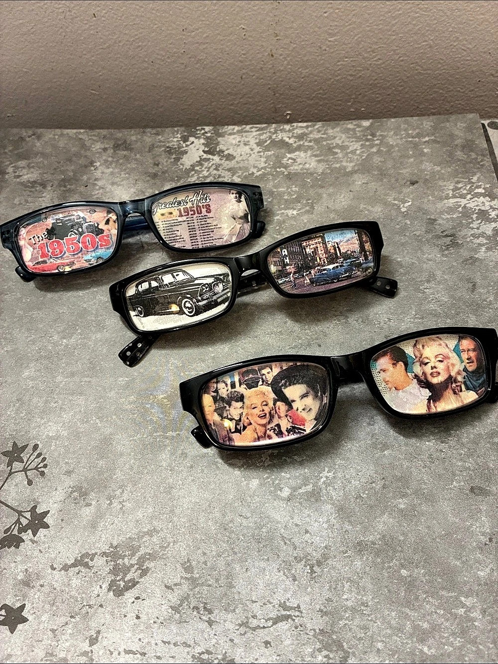 (1950) Novelty Glasses DECOR ONLY